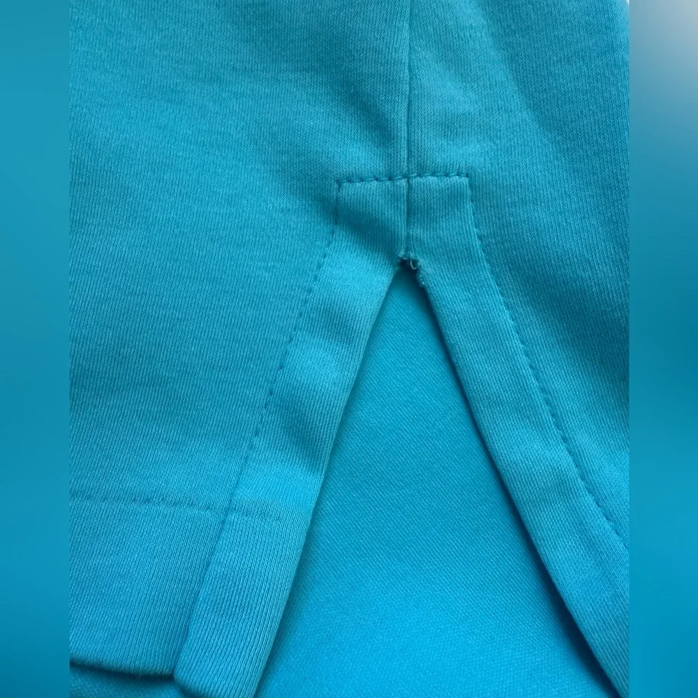 POLO Ralph Lauren Turquoise Polo Shirt Size Large Pima Cotton